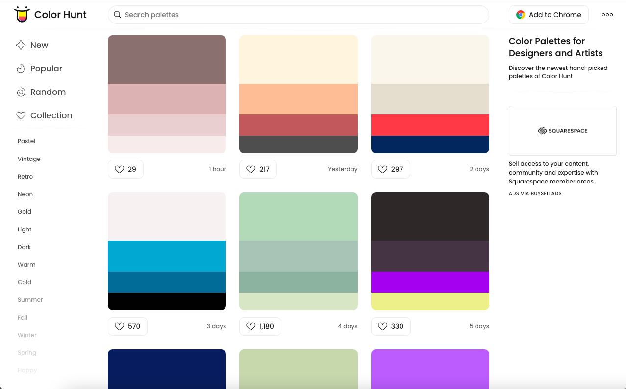 color hunt